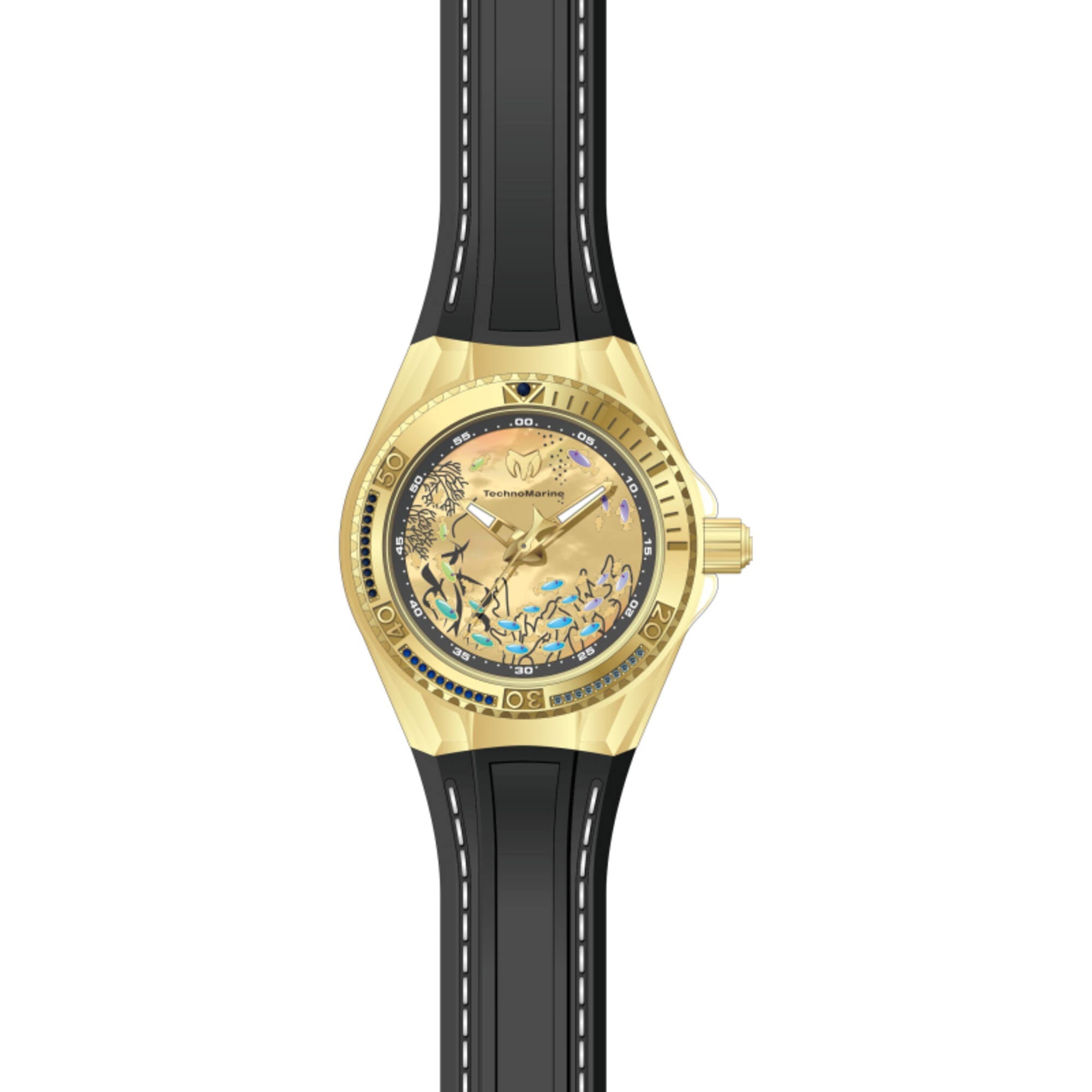 Technomarine Women's Watch - Cruise Dream Gold Tone Mother of Pearl Dial | TM-125010