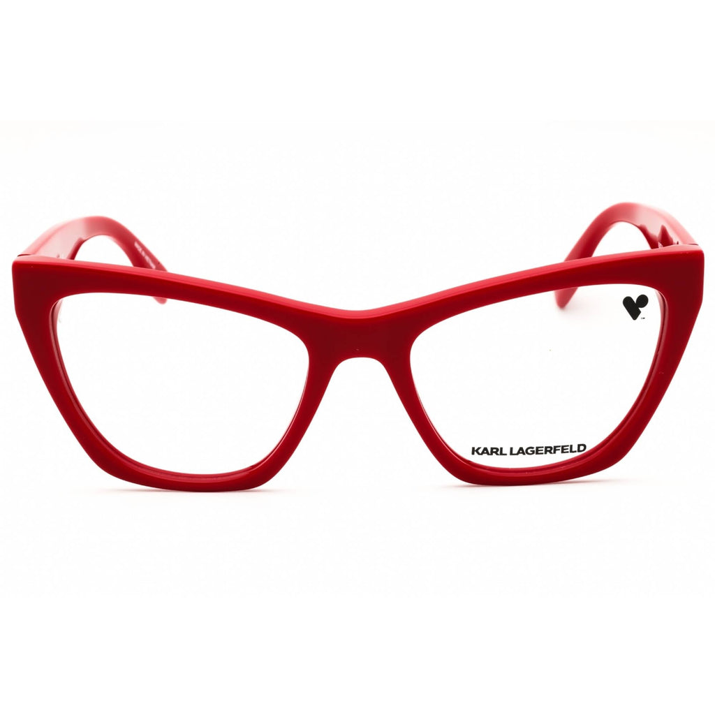 KARL LAGERFELD Women's Eyeglasses - Red Acetate Cat Eye Full Rim Frame | KL6171N 600