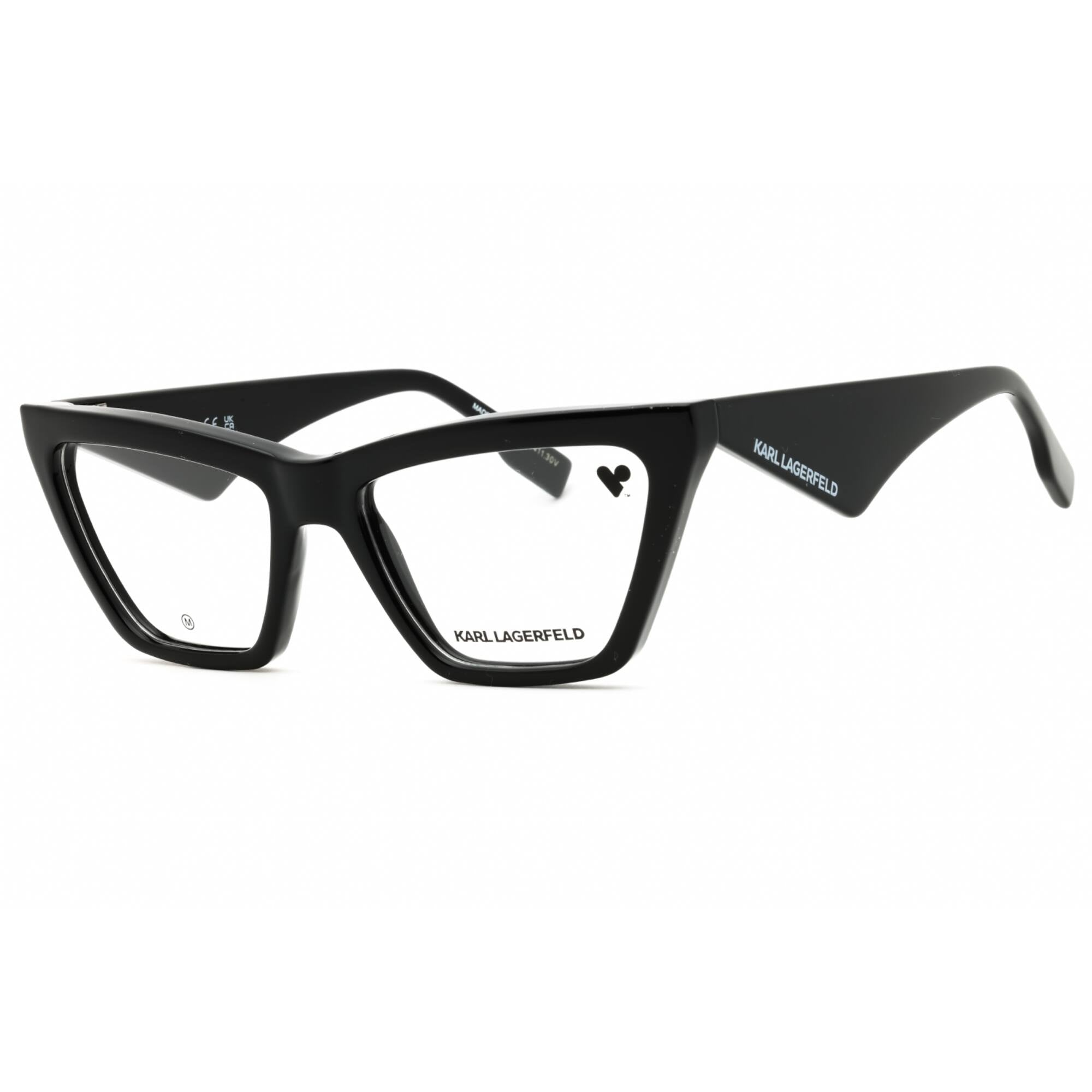 KARL LAGERFELD Women's Eyeglasses - Black Injected Propionate Frame | KL6195 001
