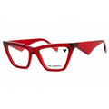 KARL LAGERFELD Women's Eyeglasses - Red Injected Propionate Cat Eye Frame | KL6195 600
