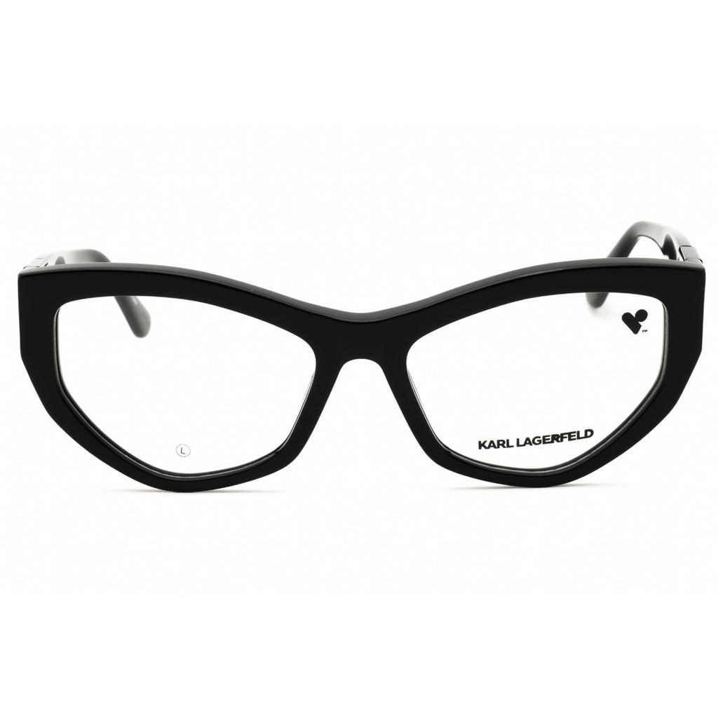 KARL LAGERFELD Women's Eyeglasses - Black Cat Eye Shape Full Rim Frame | KL6211 001