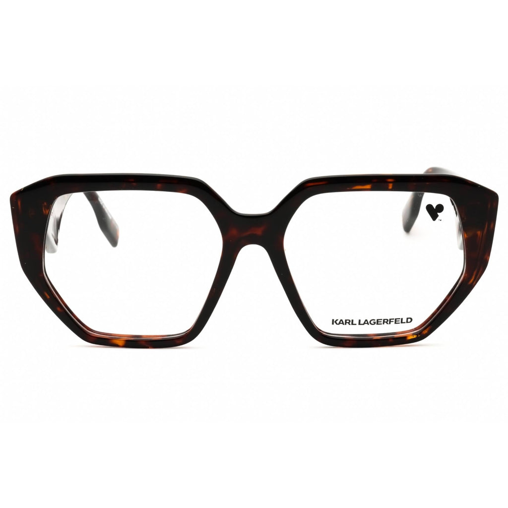 KARL LAGERFELD Women's Eyeglasses - Tortoise Injected Propionate Frame | KL6213 240