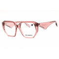 KARL LAGERFELD Women's Eyeglasses - Rose Injected Propionate Oval Frame | KL6213 610