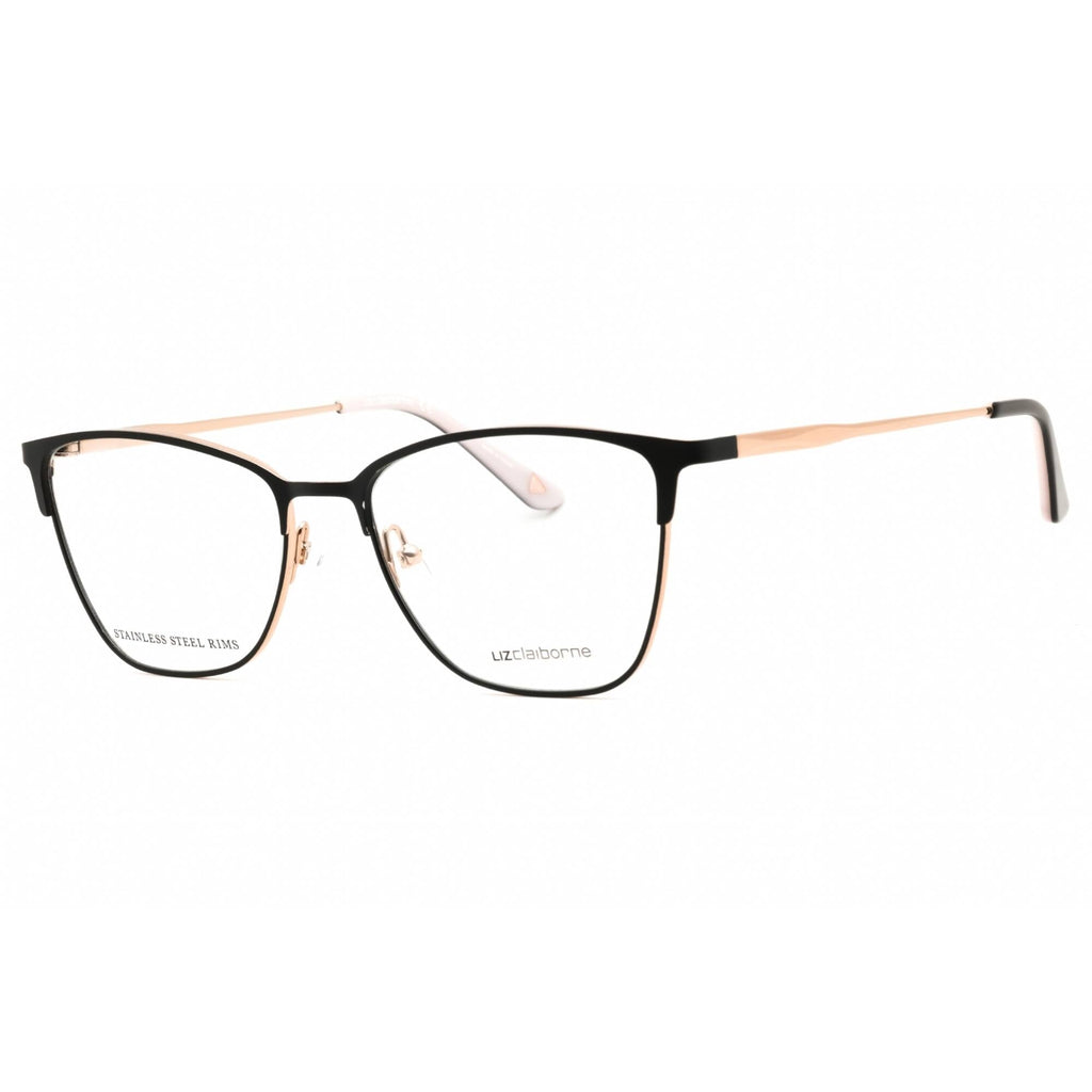 Liz Claiborne Women's Eyeglasses - Matte Black Metal Full Rim Frame | L 678 0003 00