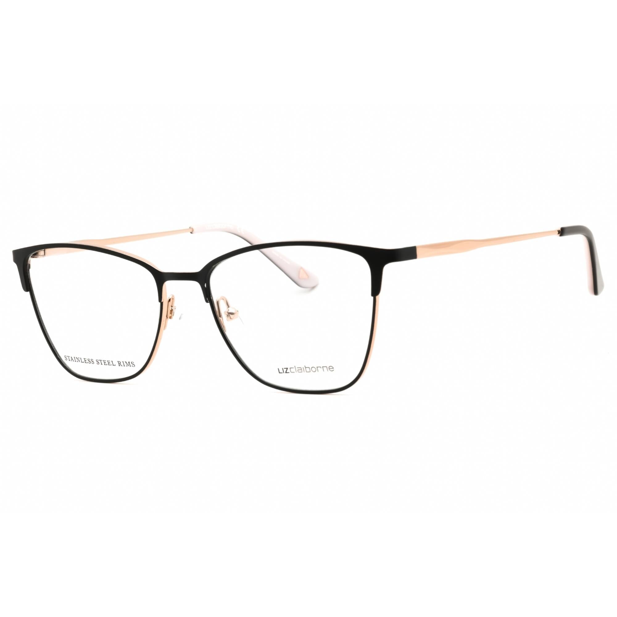 Liz Claiborne Women's Eyeglasses - Matte Black Metal Full Rim Frame | L 678 0003 00