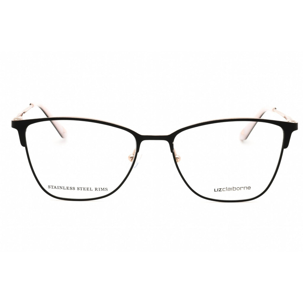 Liz Claiborne Women's Eyeglasses - Matte Black Metal Full Rim Frame | L 678 0003 00