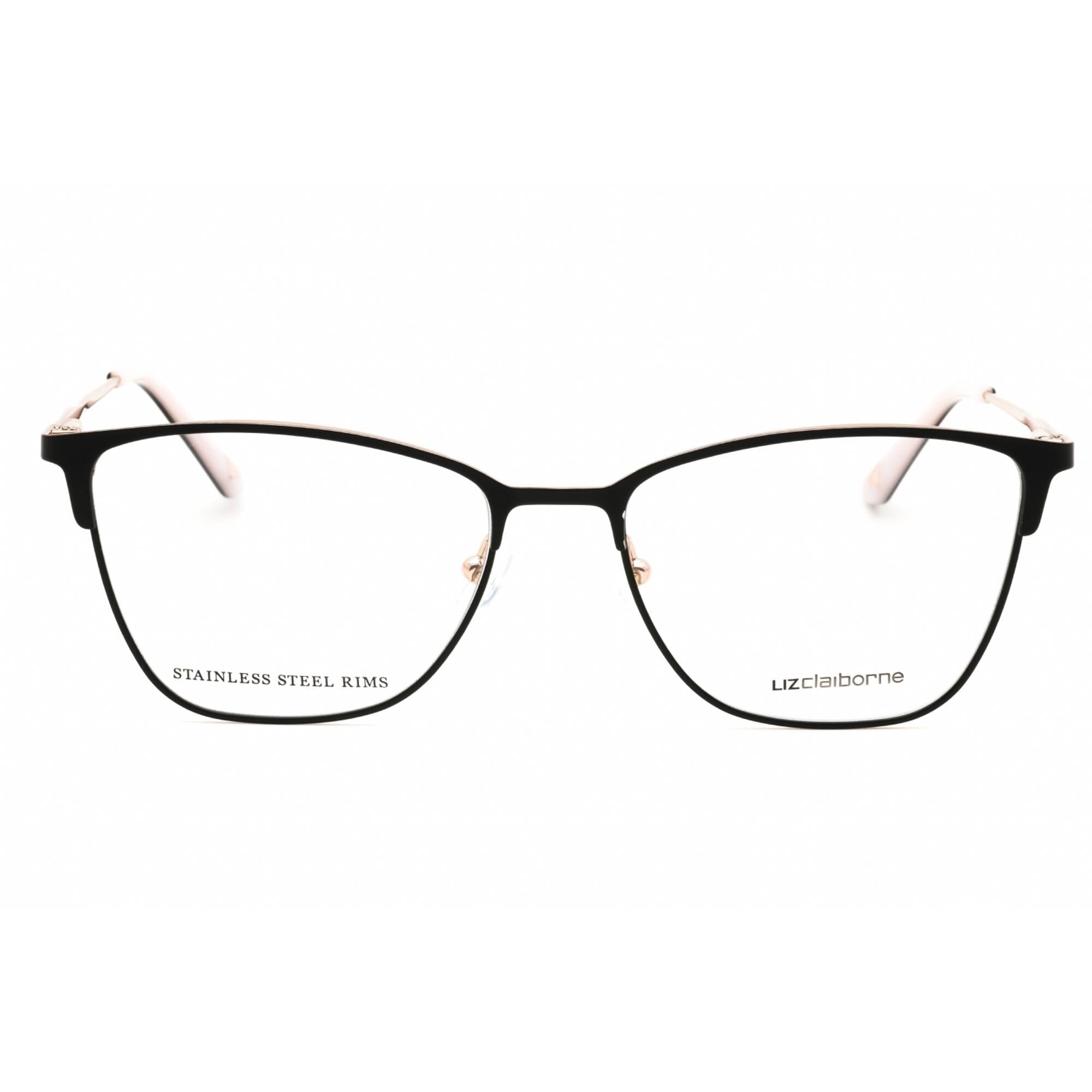 Liz Claiborne Women's Eyeglasses - Matte Black Metal Full Rim Frame | L 678 0003 00