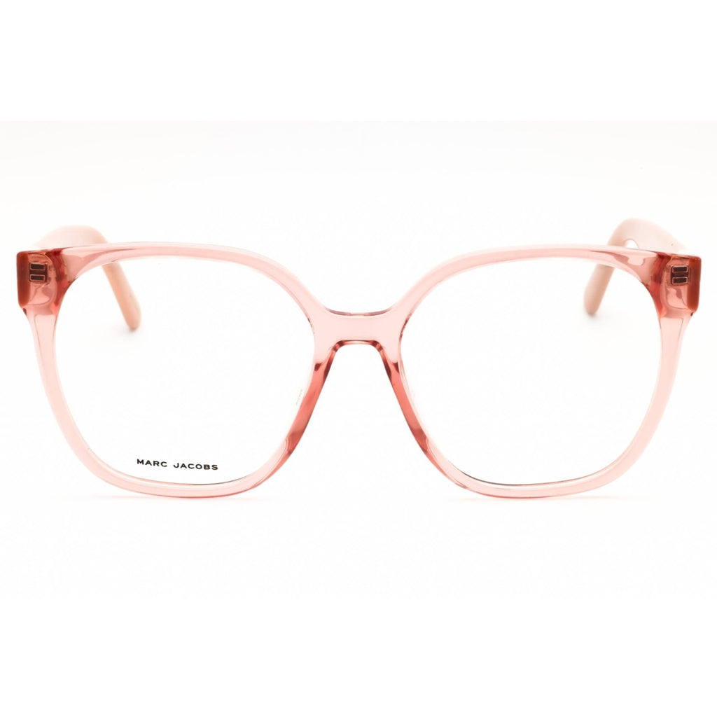 Marc Jacobs Women's Eyeglasses - Peach Plastic Rectangular Shape Frame | 726 0733 00