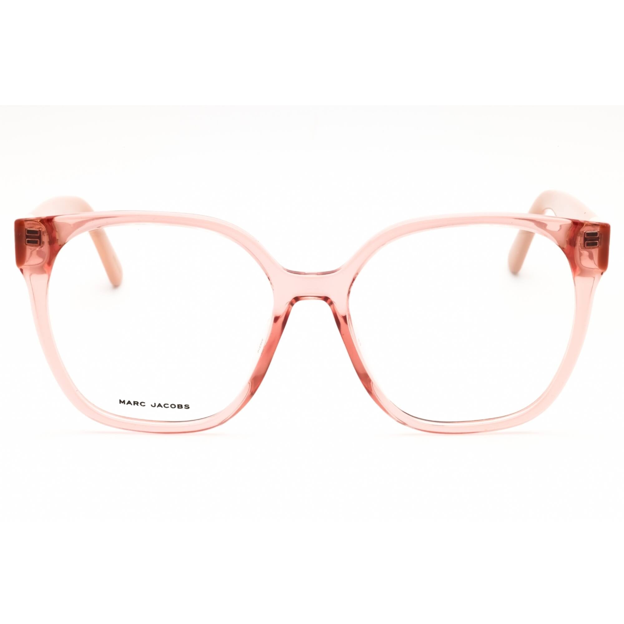 Marc Jacobs Women's Eyeglasses - Peach Plastic Rectangular Shape Frame | 726 0733 00