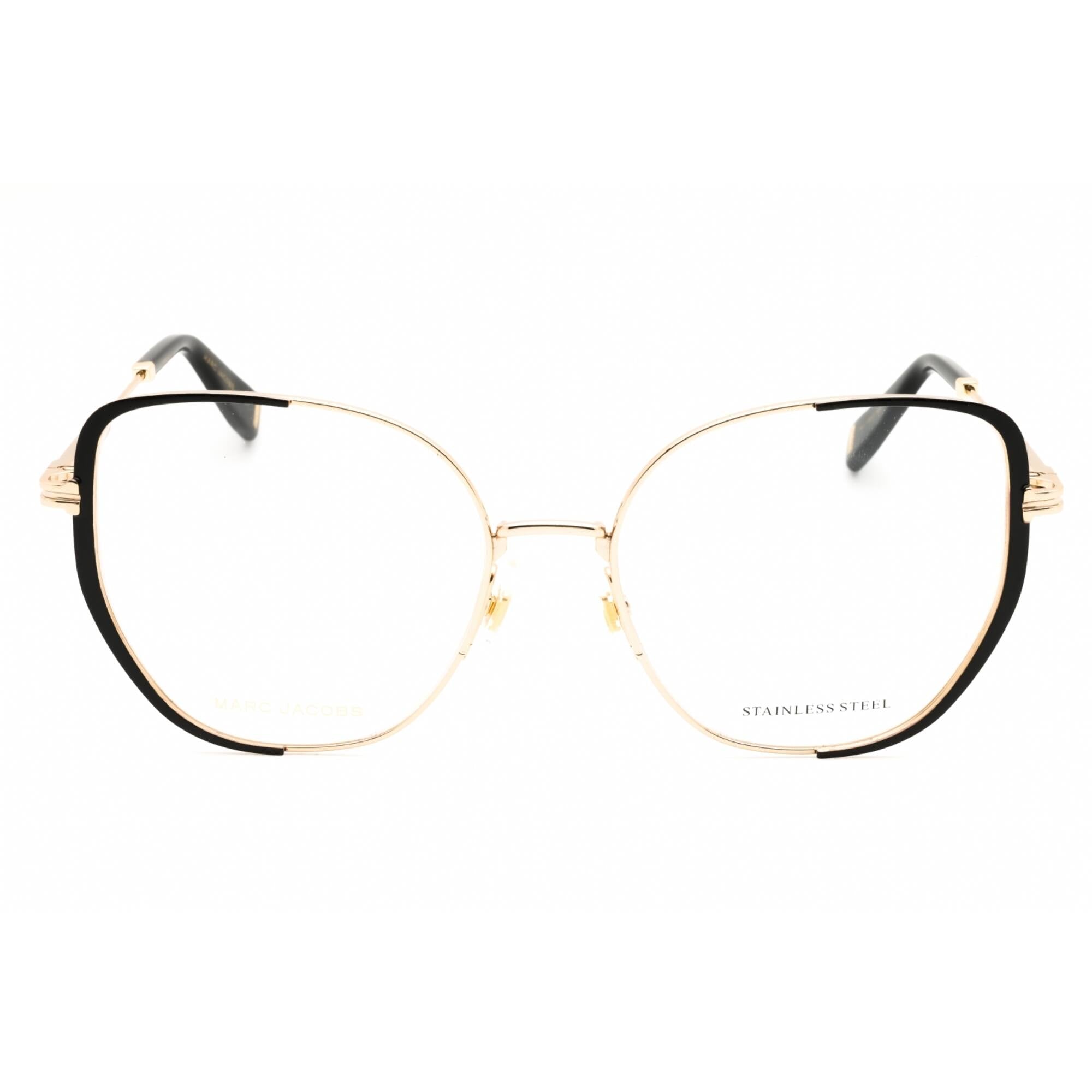Marc Jacobs Women's Eyeglasses - Gold/Black Metal Full Rim Frame | MJ 1103 0RHL 00