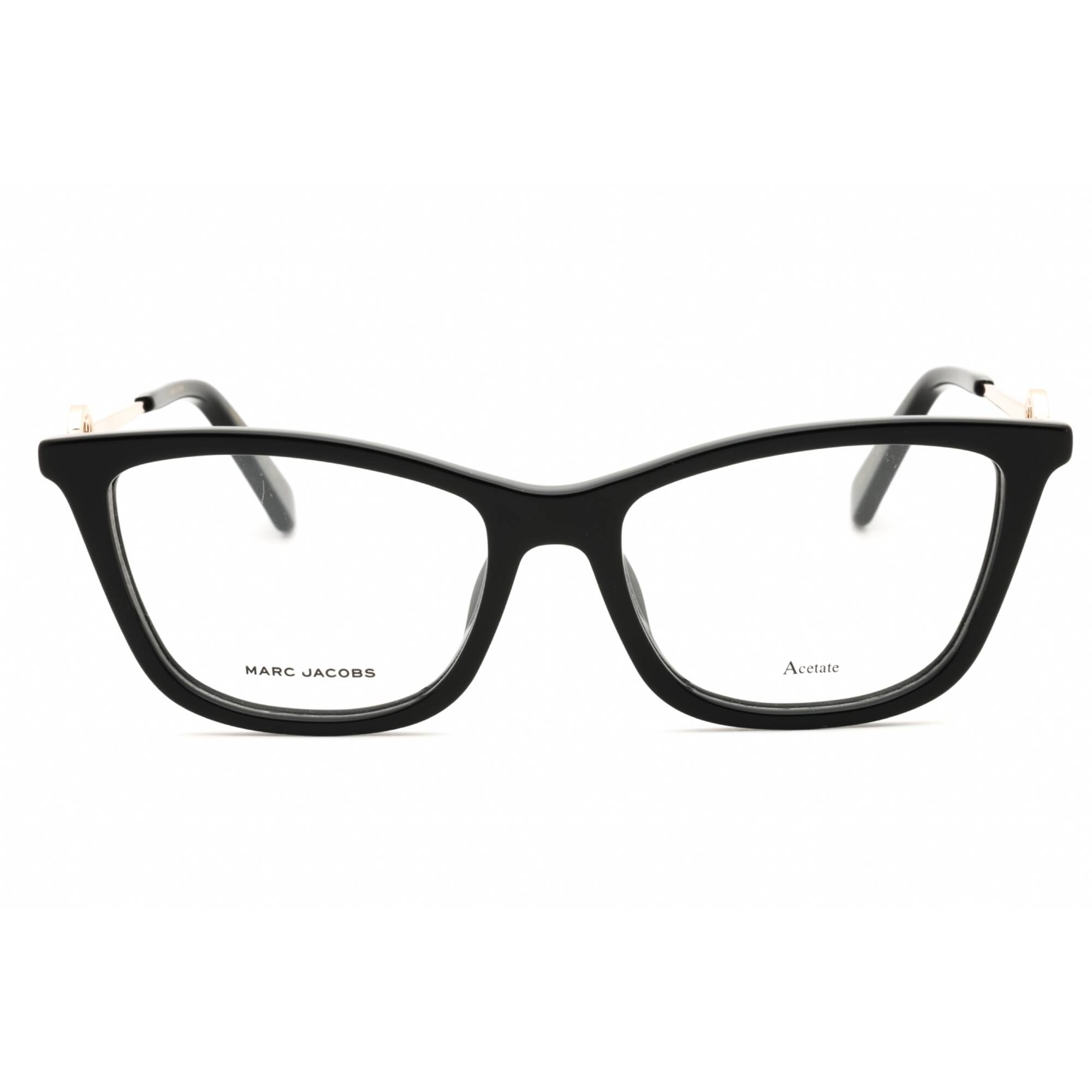 Marc Jacobs Women's Eyeglasses - Black Rectangular Shape Full Rim Frame | 655 0807 00