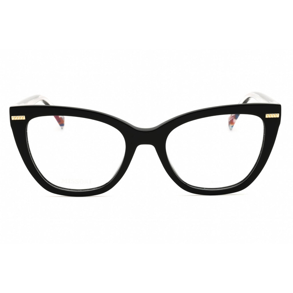 Missoni Women's Eyeglasses - Black Plastic Cat Eye Full Rim Frame | MIS 0072 0807 00