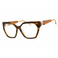 Philipp Plein Women's Eyeglasses - Wavy Brown Plastic Cat Eye Shape Frame | VPP068S