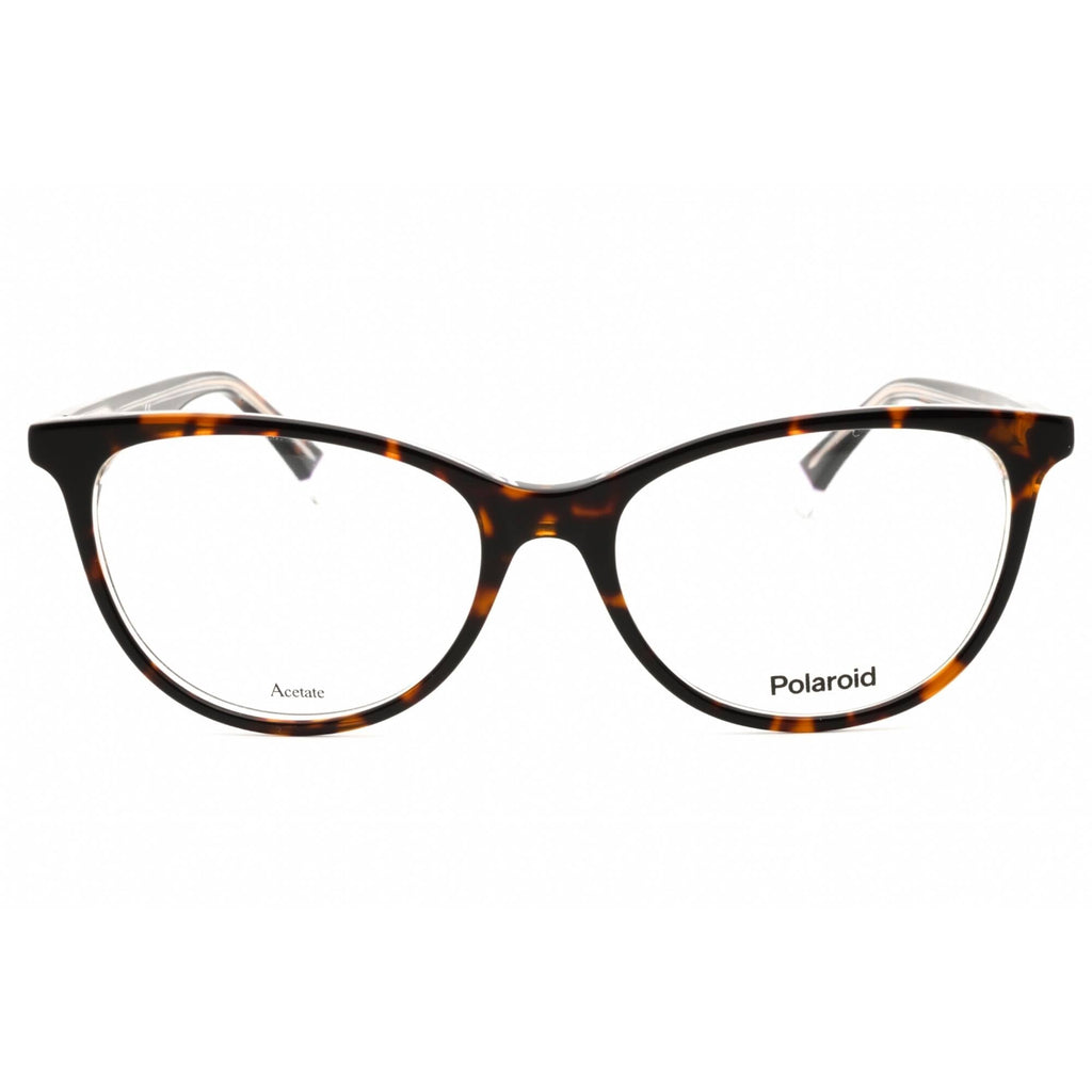 Polaroid Core Women's Eyeglasses - Havana Crystal Plastic Frame | PLD D395 0KRZ 00