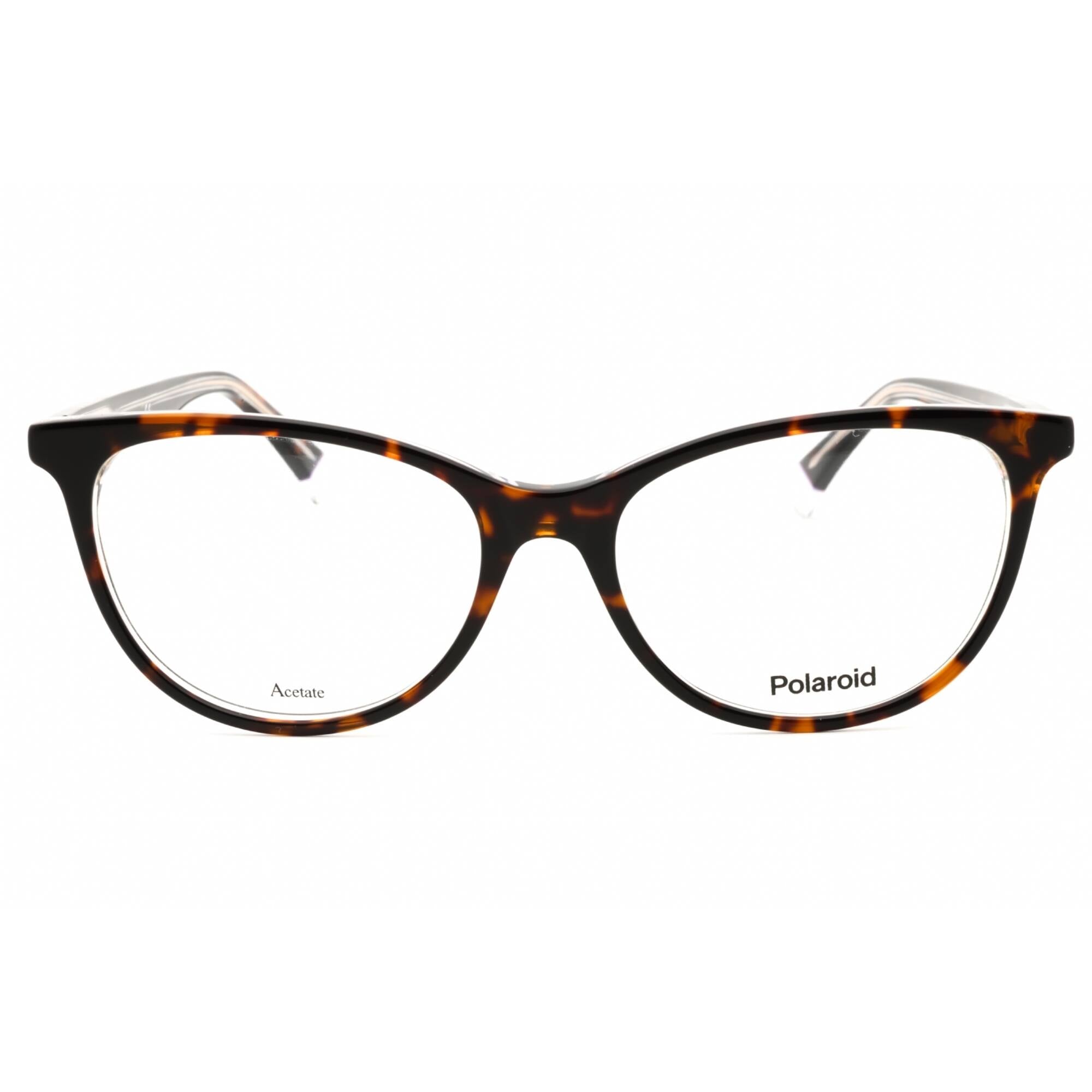 Polaroid Core Women's Eyeglasses - Havana Crystal Plastic Frame | PLD D395 0KRZ 00