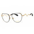Roberto Cavalli Women's Eyeglasses - Shiny Rose Gold/Black Full Rim | VRC053M 0301