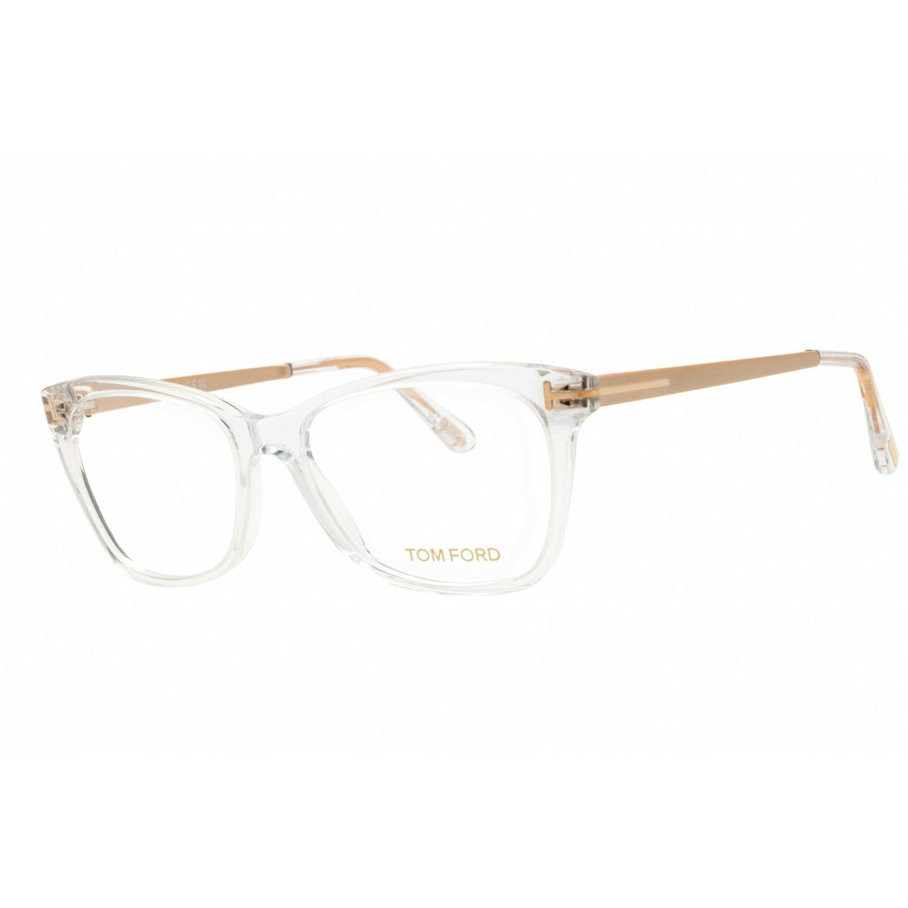 Tom Ford Women's Eyeglasses - Clear Acetate Rectangular Full Rim, 52mm | FT5353 026