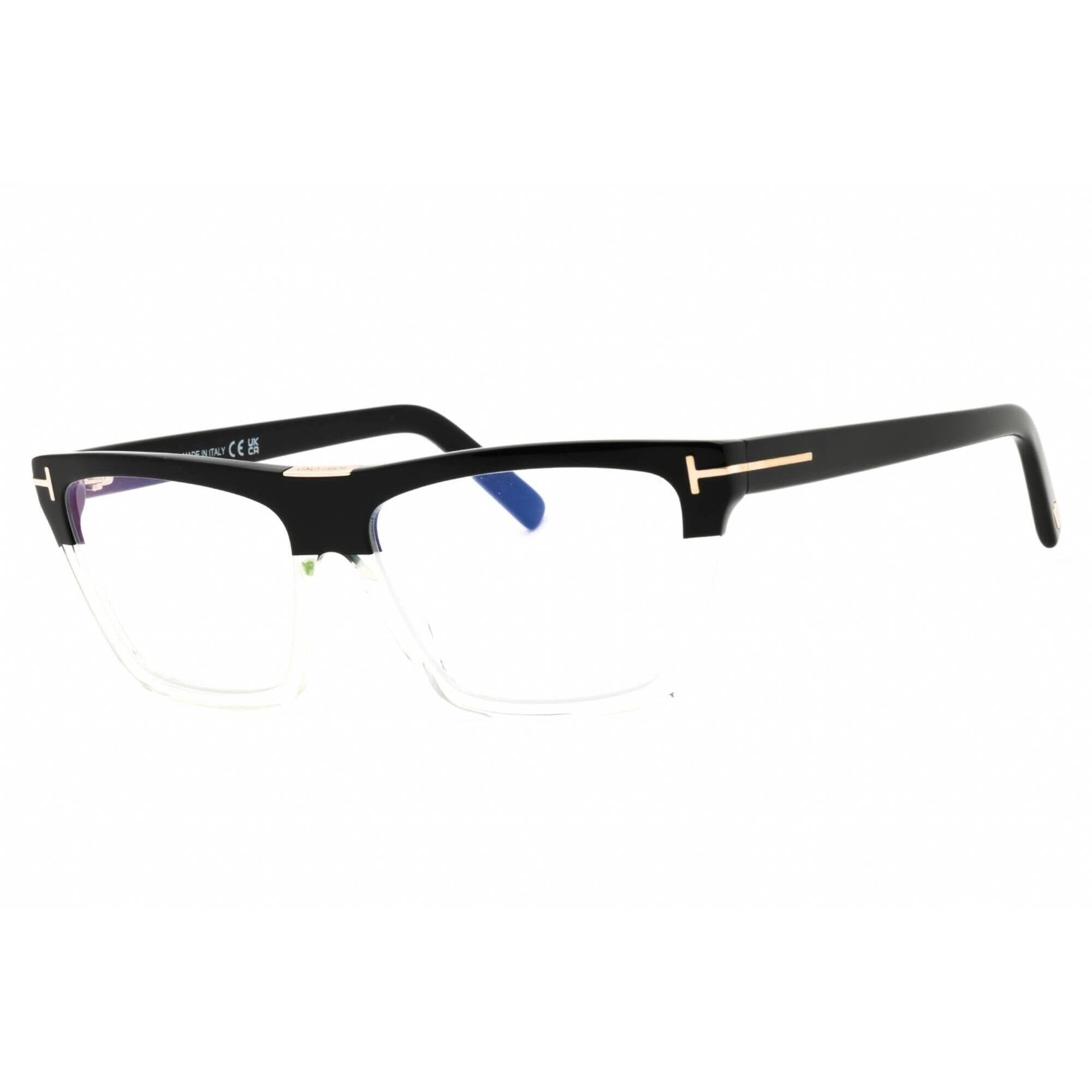 Tom Ford Women's Eyeglasses - Black Acetate Rectangular Shape Frame | FT5912-B 005