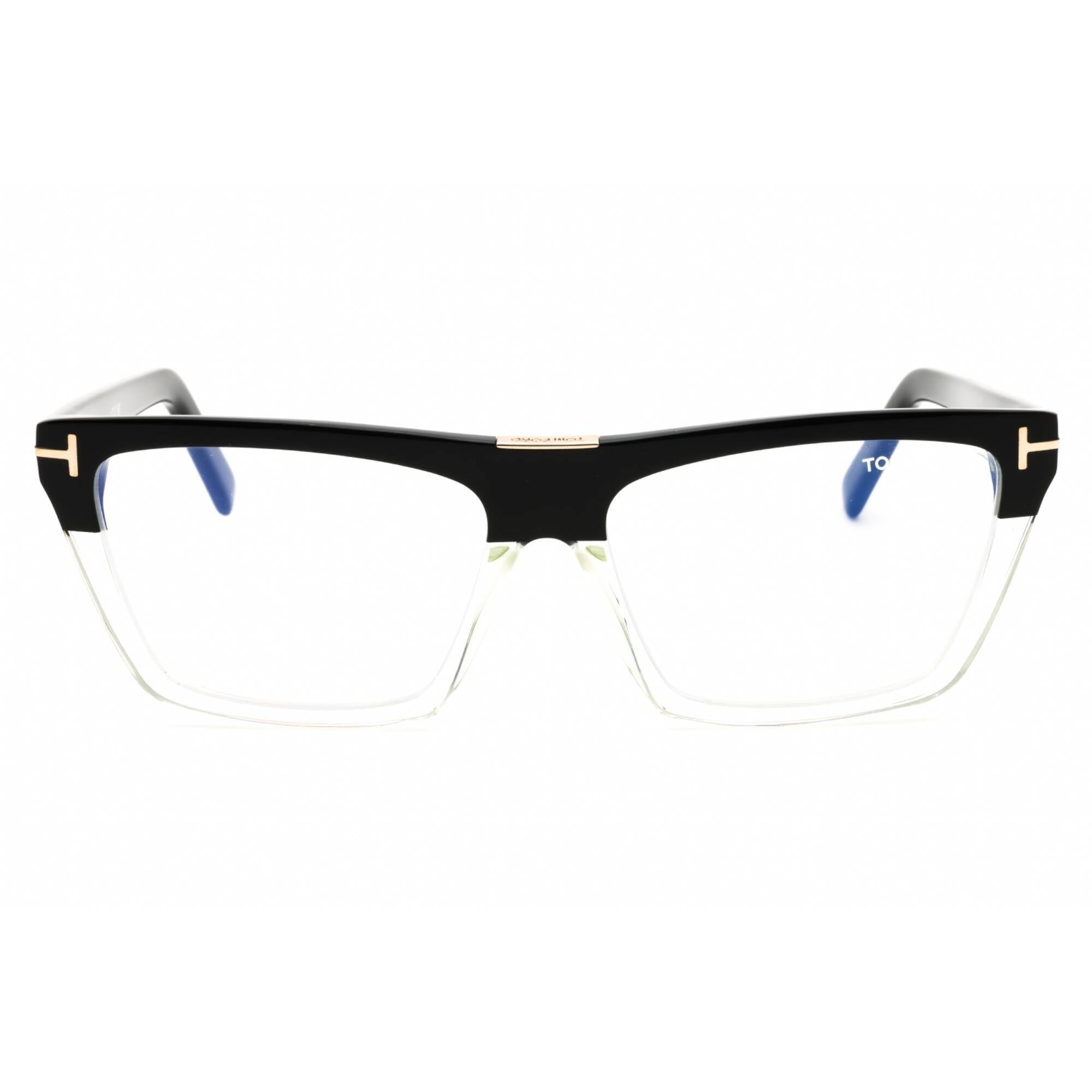 Tom Ford Women's Eyeglasses - Black Acetate Rectangular Shape Frame | FT5912-B 005