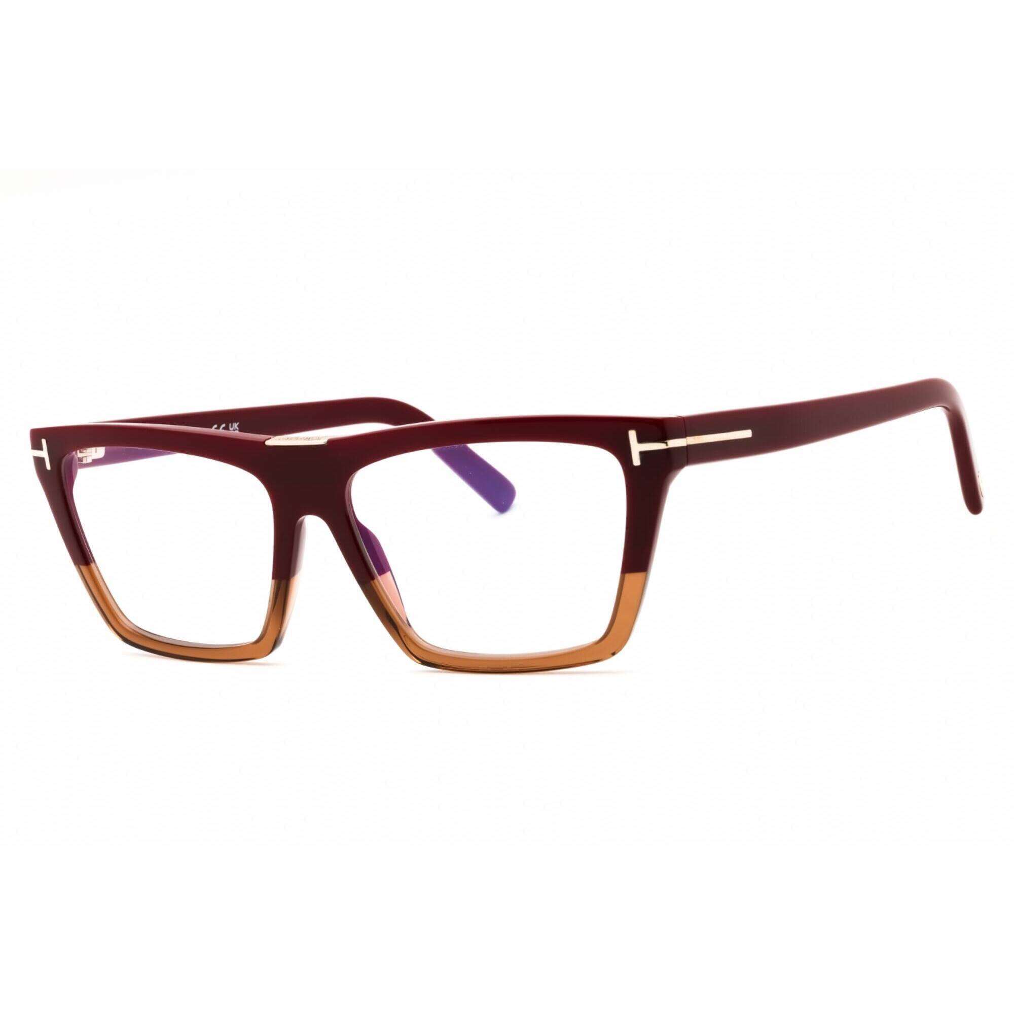 Tom Ford Women's Eyeglasses - Violet Acetate Rectangular Shape Frame | FT5912-B 083