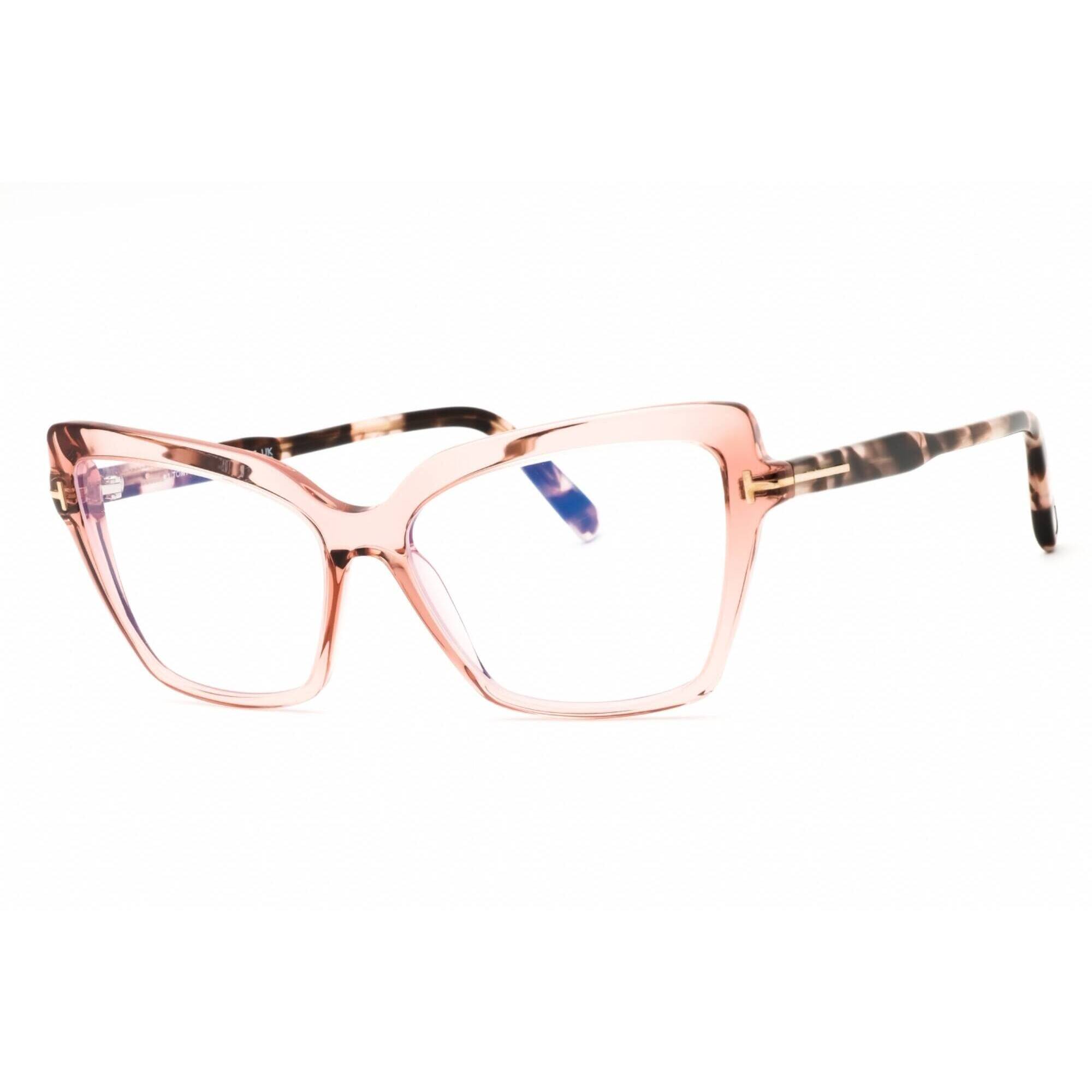 Tom Ford Women's Eyeglasses - Shiny Pink Cat Eye Shape Full Rim Frame | FT5948-B 072