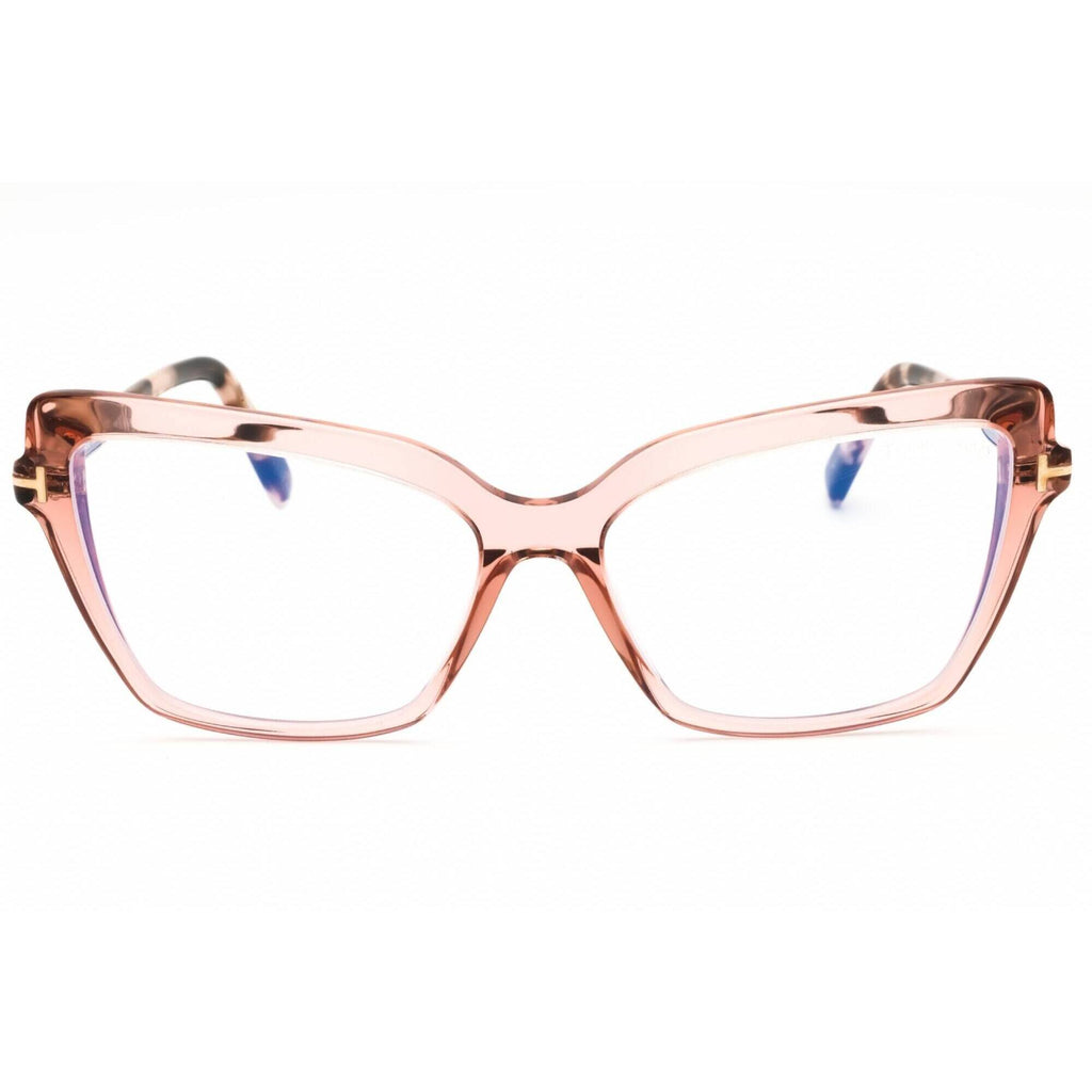 Tom Ford Women's Eyeglasses - Shiny Pink Cat Eye Shape Full Rim Frame | FT5948-B 072