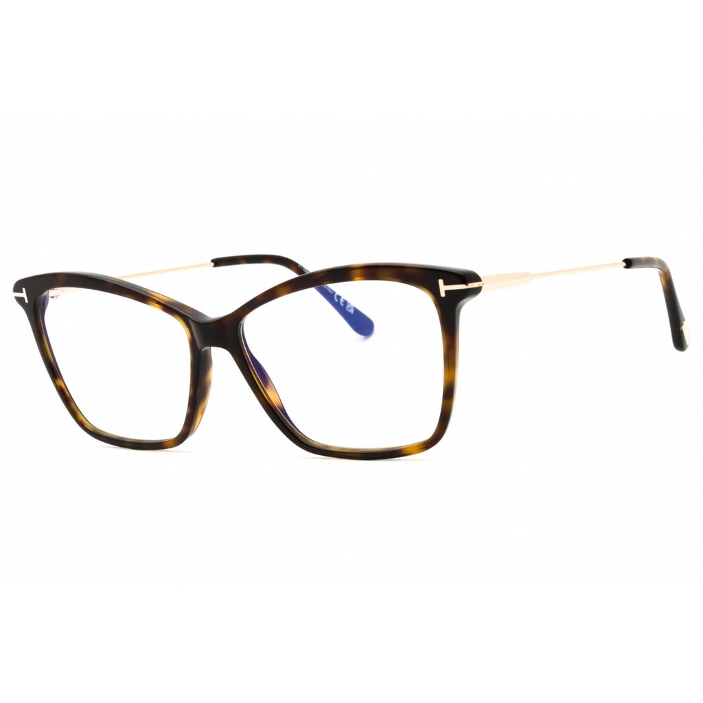 Tom Ford Women's Eyeglasses - Dark Havana/Gold Acetate Full Rim Frame | FT5687-B 052