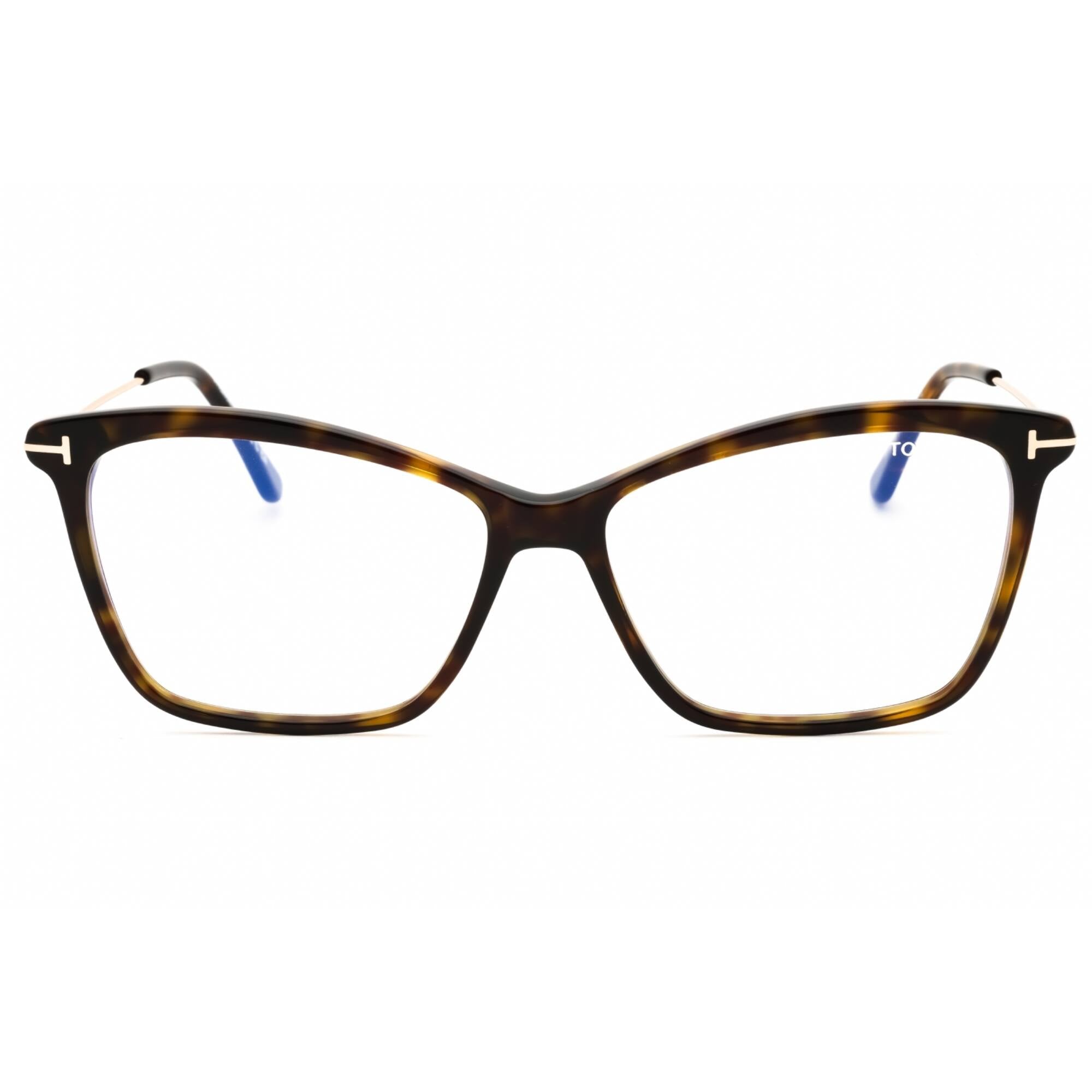 Tom Ford Women's Eyeglasses - Dark Havana/Gold Acetate Full Rim Frame | FT5687-B 052