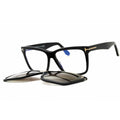 Tom Ford Women's Eyeglasses - Shiny Black Cat Eye Shape Full Rim Frame | FT6069-B 001