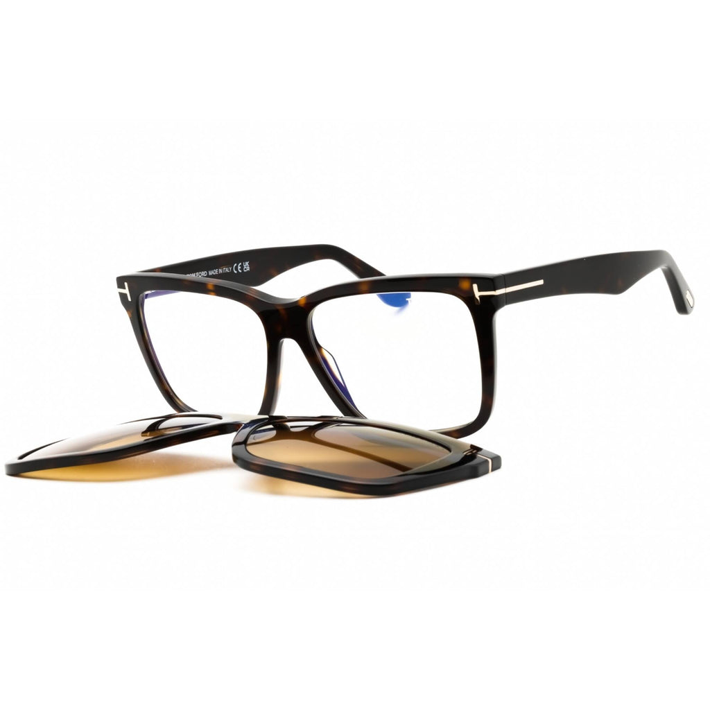 Tom Ford Women's Eyeglasses - Dark Havana Cat Eye Shape Full Rim Frame | FT6069-B 052