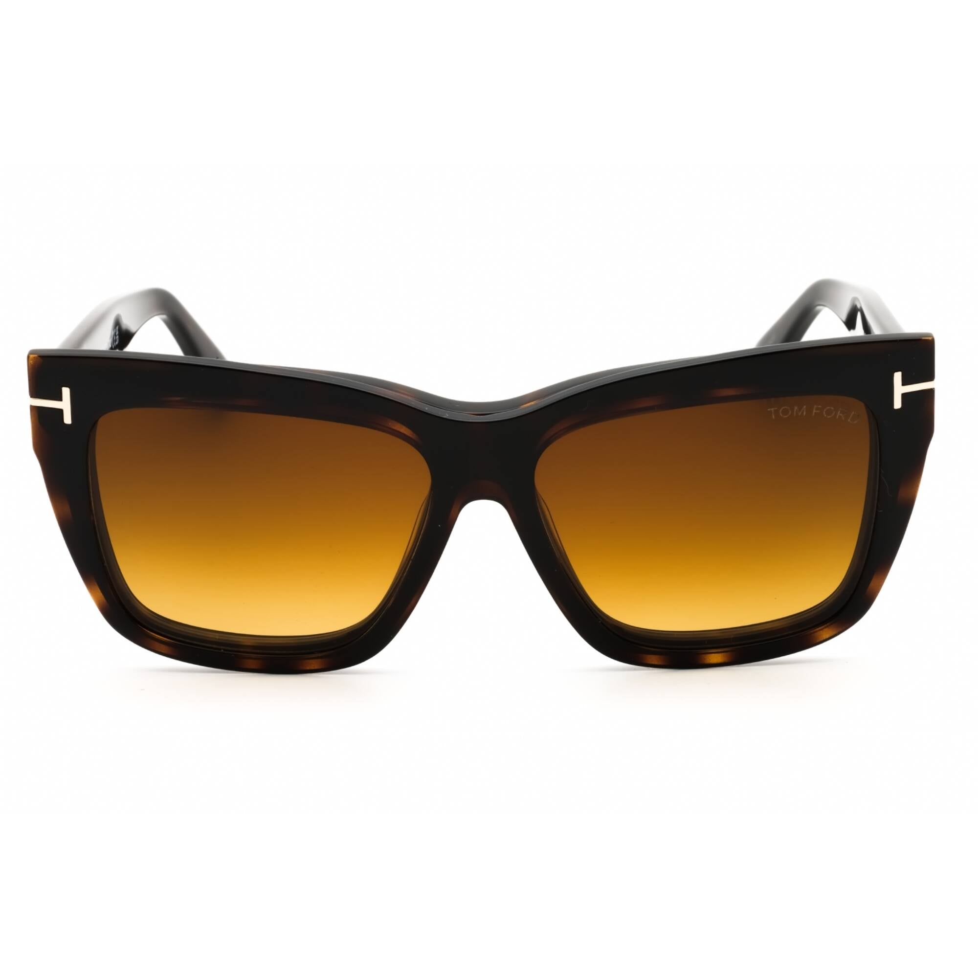 Tom Ford Women's Eyeglasses - Dark Havana Cat Eye Shape Full Rim Frame | FT6069-B 052