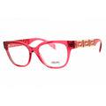 Versace Women's Eyeglasses - Transparent Red Acetate Full Rim, 54mm | 0VE3338 5409