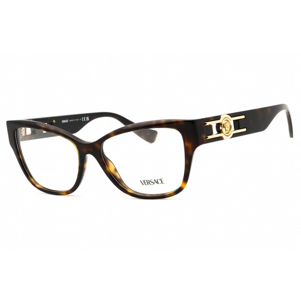 Versace Women's Eyeglasses - Tortoise Acetate Cat Eye Full Rim Frame | 0VE3347 108