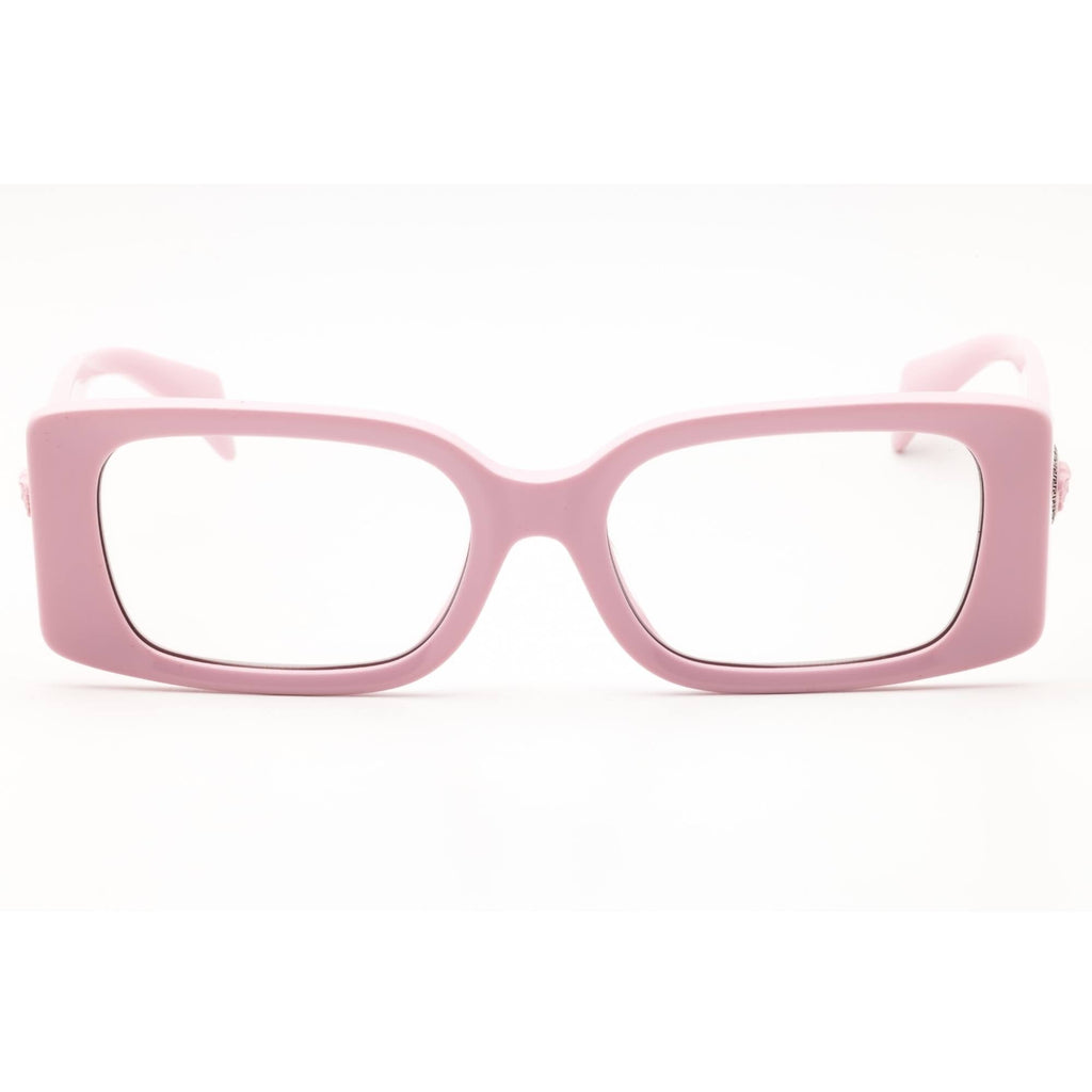 Versace Women's Eyeglasses - Pink Acetate Rectangular Full Rim Frame | 0VE3362U 5485