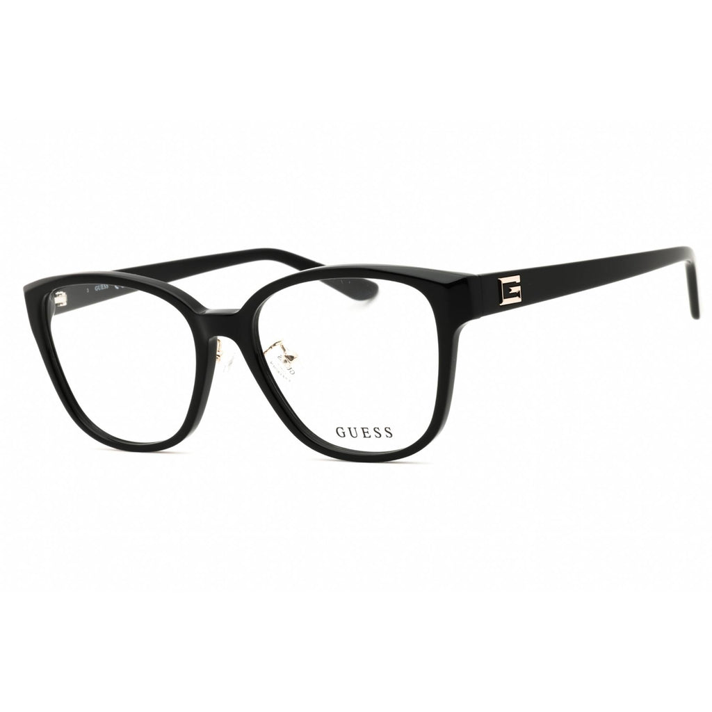 Guess Women's Eyeglasses - Rectangular Shape Shiny Black Acetate Frame | GU2992-D 001