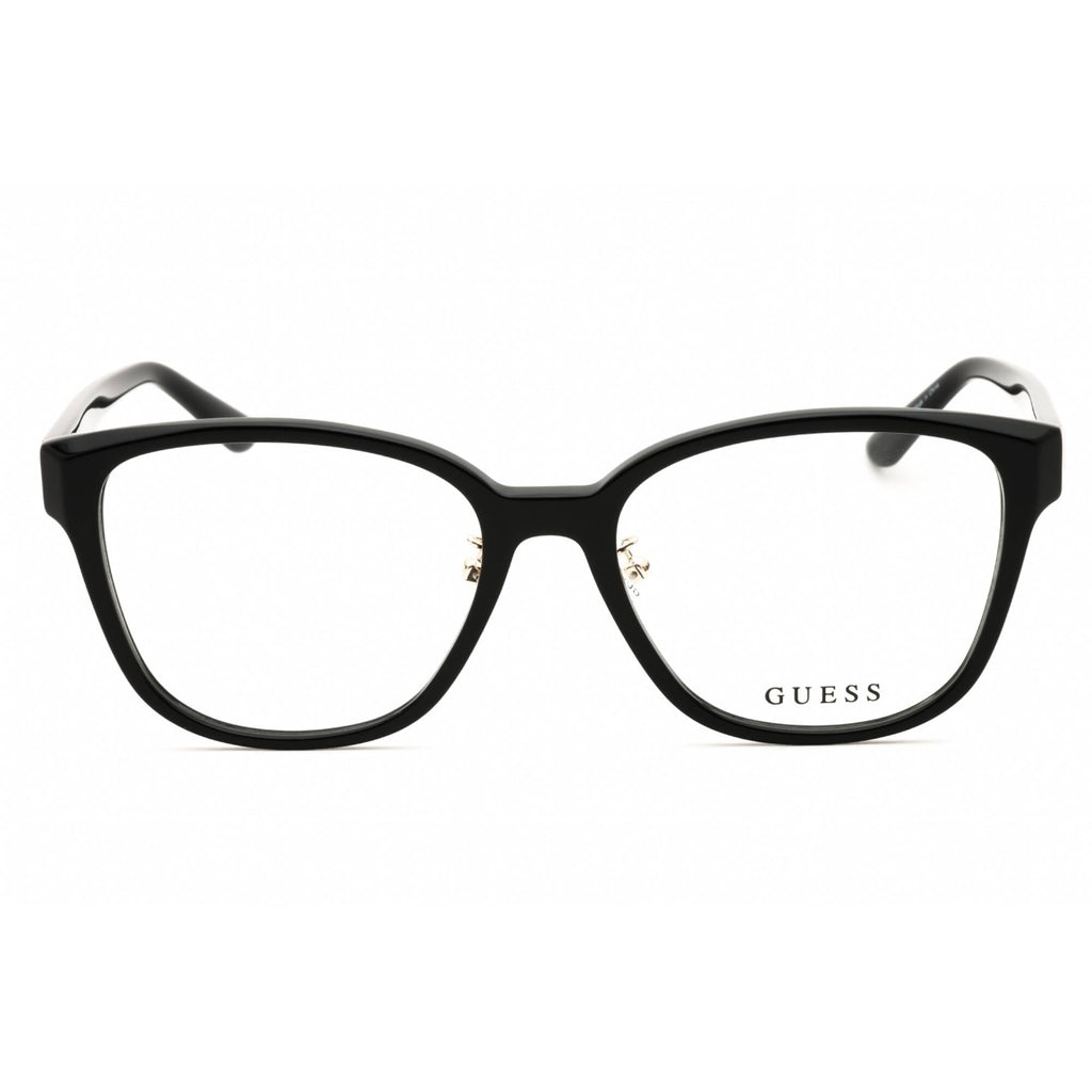 Guess Women's Eyeglasses - Rectangular Shape Shiny Black Acetate Frame | GU2992-D 001