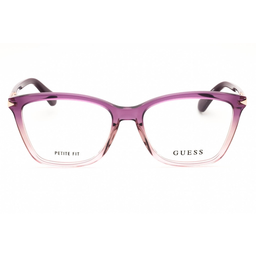 Guess Women's Eyeglasses - Rectangular Violet Acetate Full Rim Frame | GU2880 083