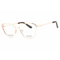 Guess Women's Eyeglasses - Shiny Rose Gold Metal Full Rim Frame, 54mm | GU50224 028