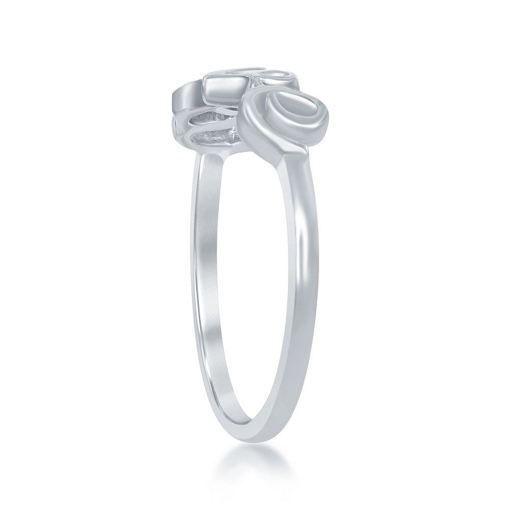 Sterling Silver LOVE Ring - W-9786