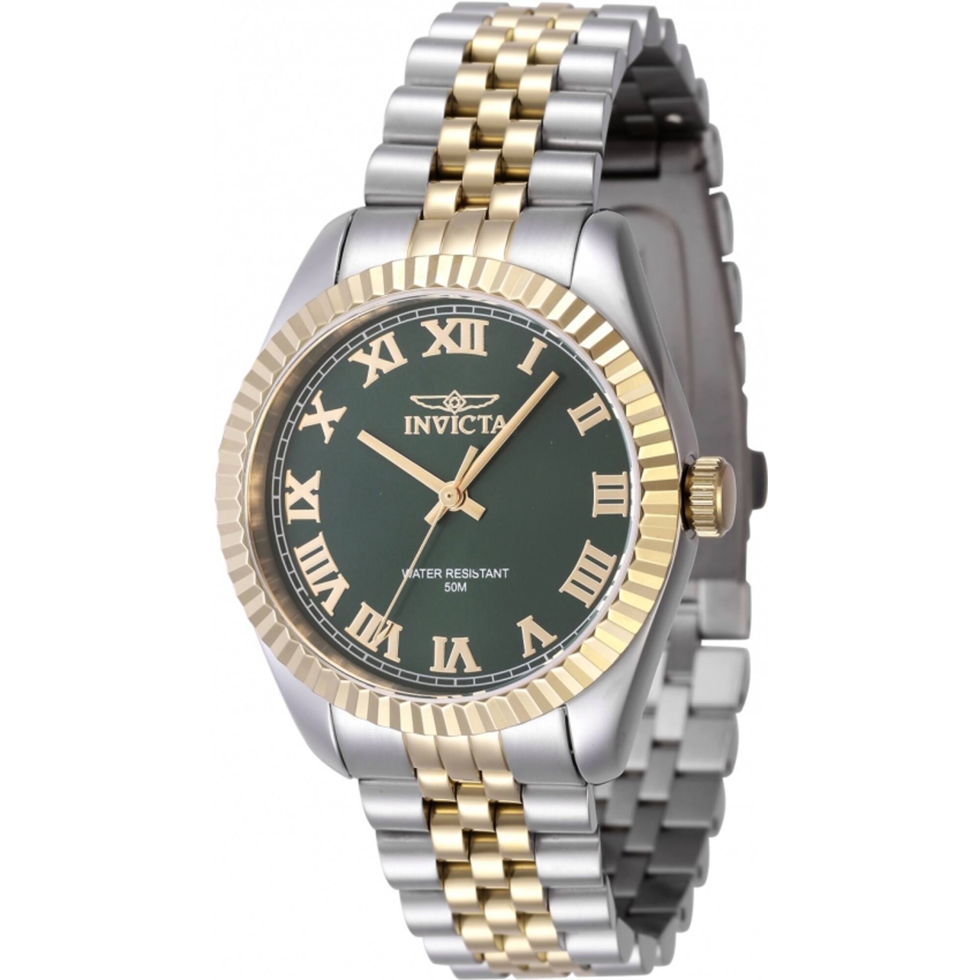 Invicta Women's Watch - Specialty Quartz Green Dial Two Tone Bracelet | 47415