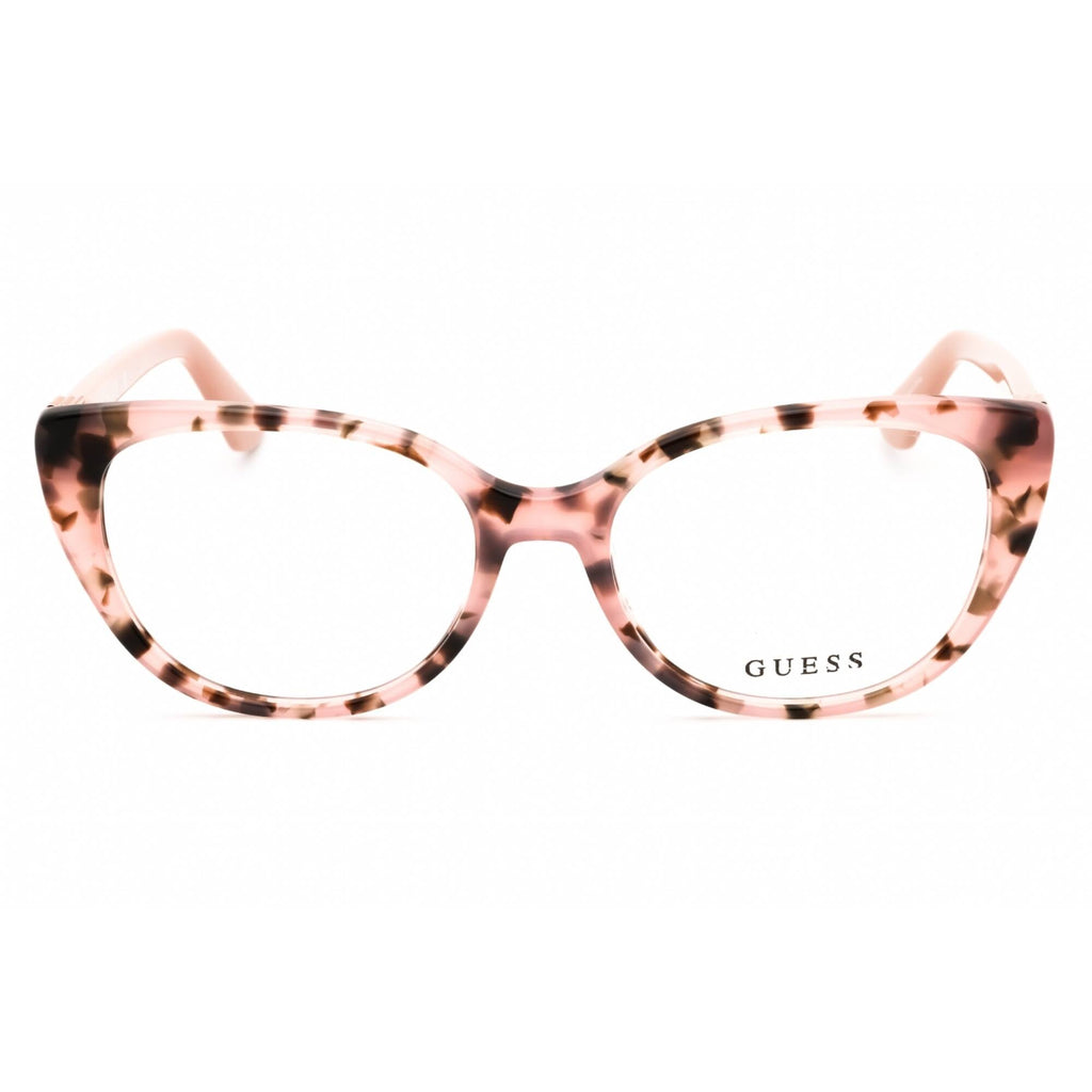 Guess Women's Eyeglasses - Pink /Other Acetate Cat Eye Full Rim Frame | GU50107 074