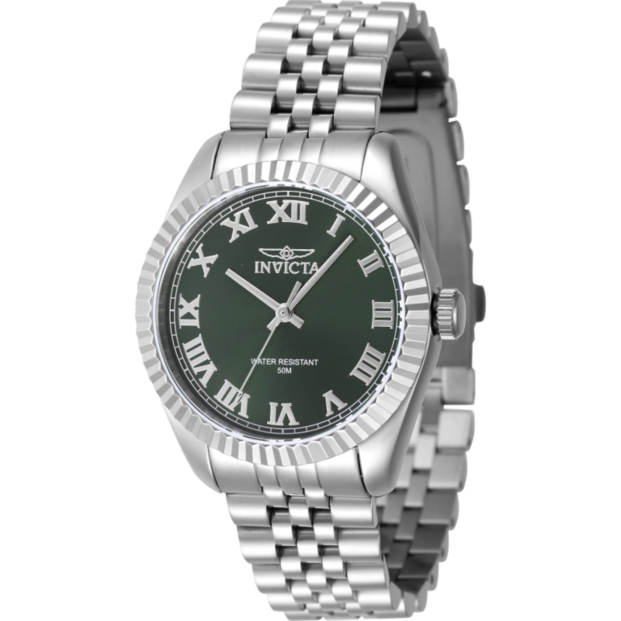Invicta Women's Watch - Specialty Green Dial Silver Stainless Steel Bracelet | 47410