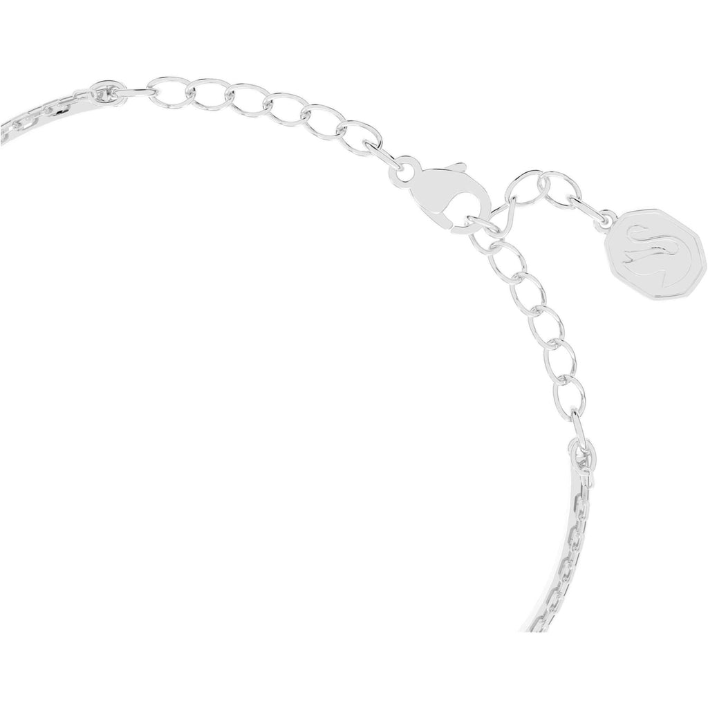 Swarovski Women's Bangle Bracelet - Signum Swan Blue Crystal Rhodium Plated | 5628552