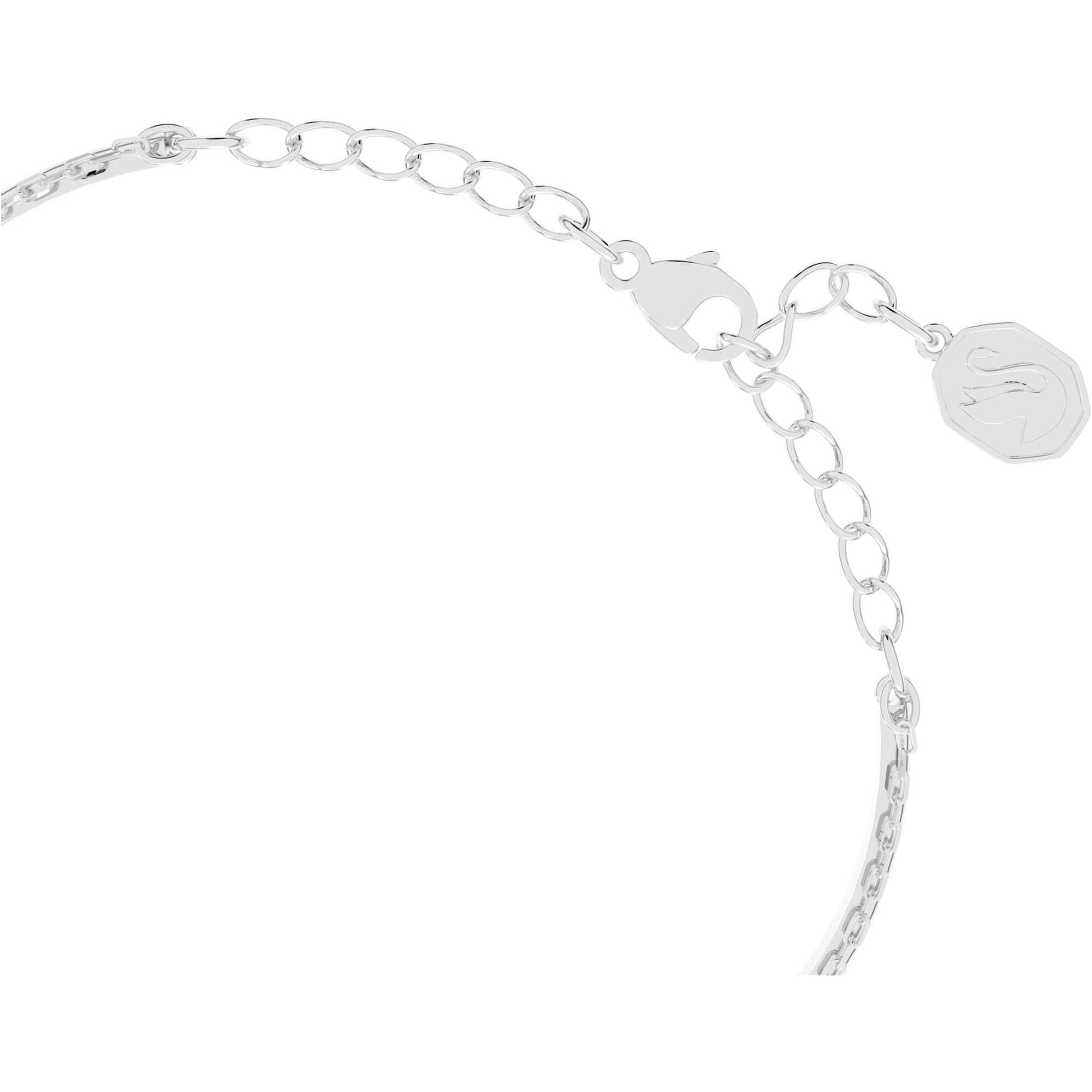 Swarovski Women's Bangle Bracelet - Signum Swan Blue Crystal Rhodium Plated | 5628552