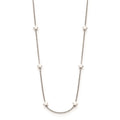 Stainless Steel Polished Stars 35 inch Necklace
