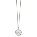 Stainless Steel Polished Infinity Moveable 16.5in with 1.25in ext. Necklace