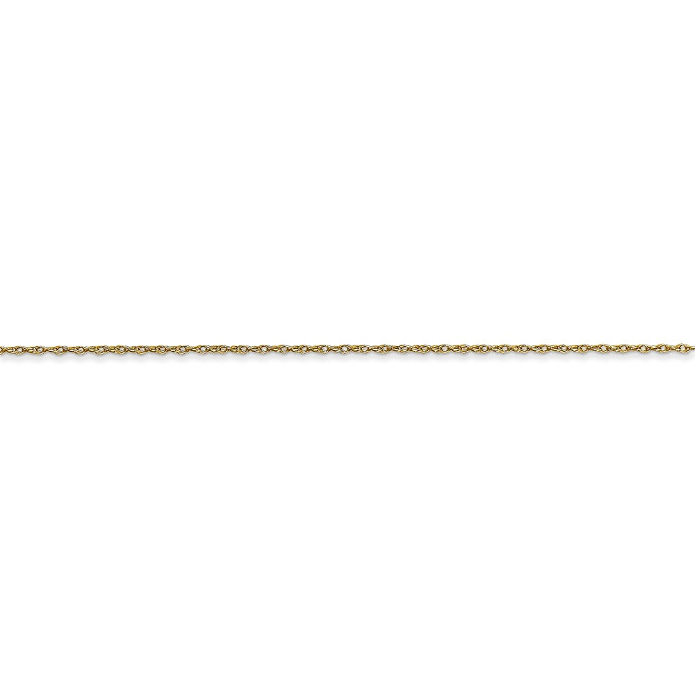 10K Rose Gold .5 mm Carded Cable Rope Chain | 10K5RR