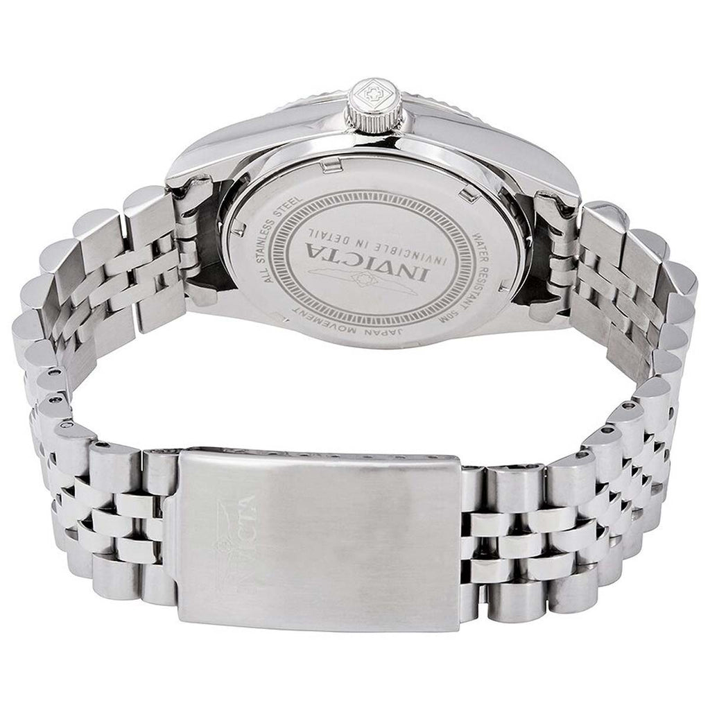 Invicta Women's Quartz Watch - Specialty Black Dial Silver Bracelet | 29395