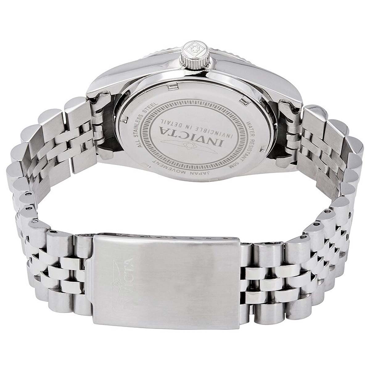 Invicta Women's Quartz Watch - Specialty Black Dial Silver Bracelet | 29395