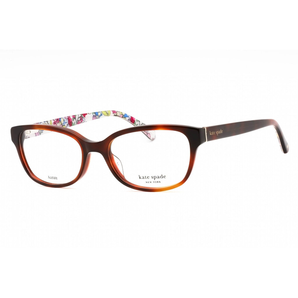 Kate Spade Women's Eyeglasses - Pattern Havana Plastic Oval Frame | VIOLETTE 0H7P 00